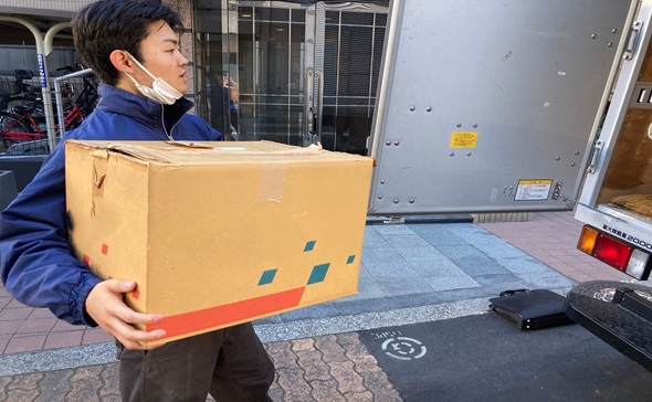 「マンションの退去に伴いお部屋一つ分の不用品を回収しました」作業写真