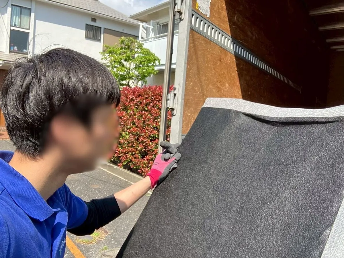 「1Kのマンションからマットレスをお引き取りしました」作業写真