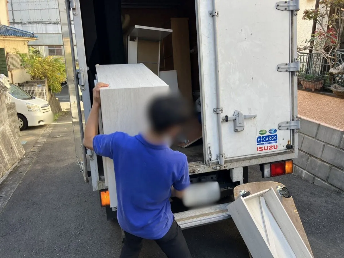 「1Kのマンションからタンスをお引き取りしました」作業写真
